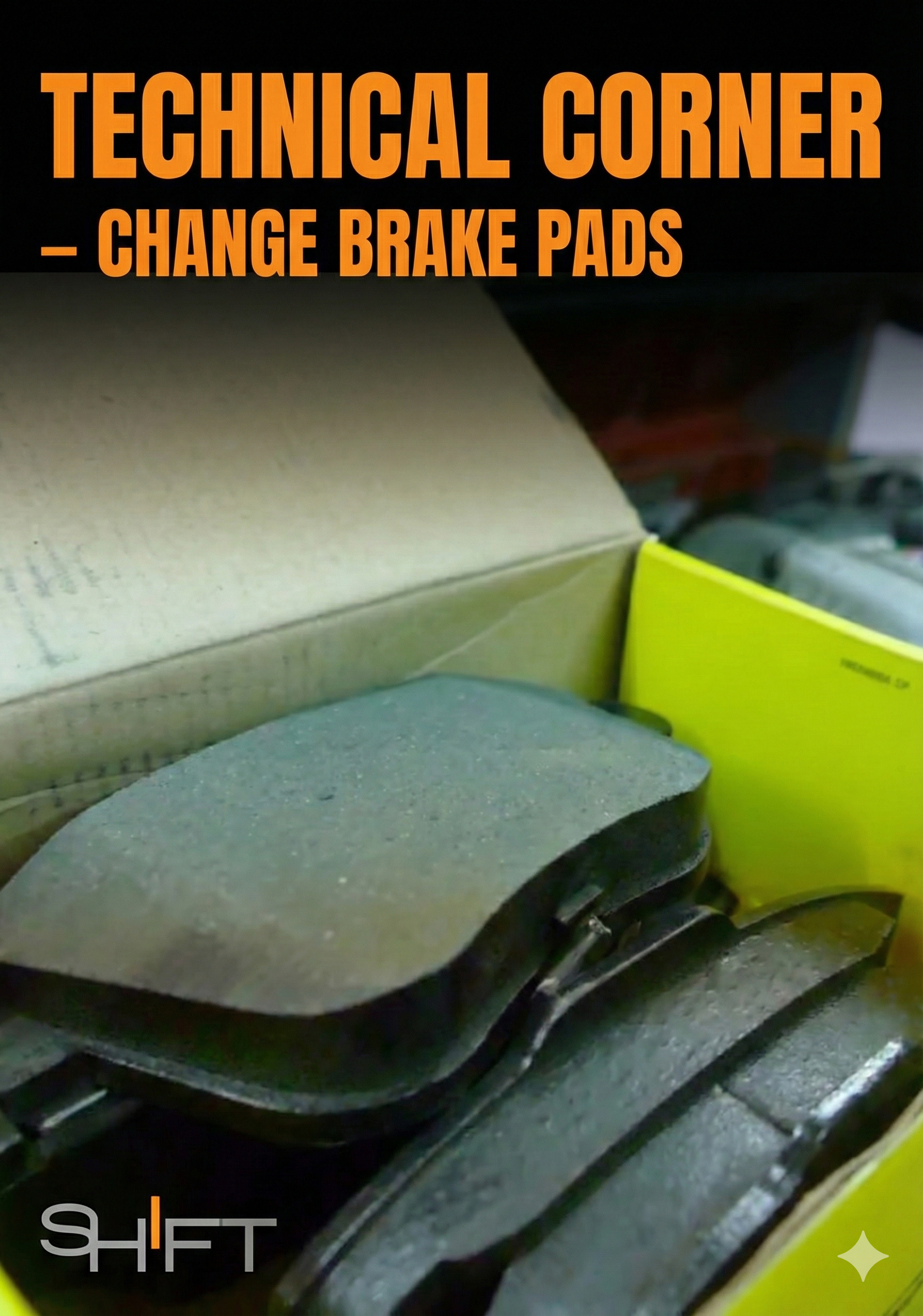 Technical Corner – change brake pads